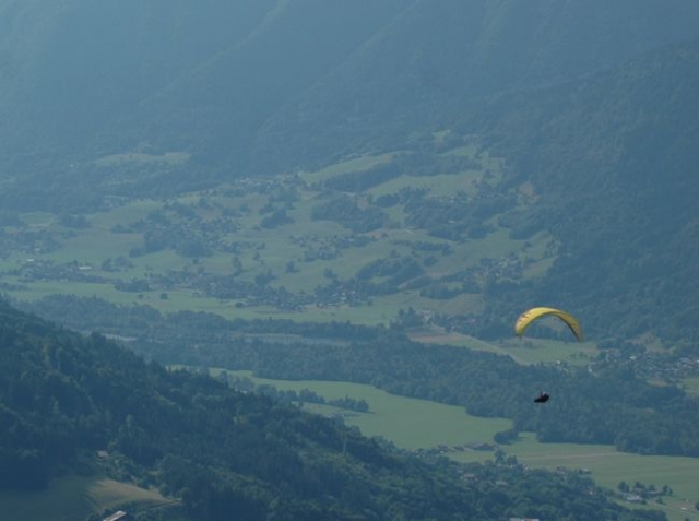  Flying over the mountain